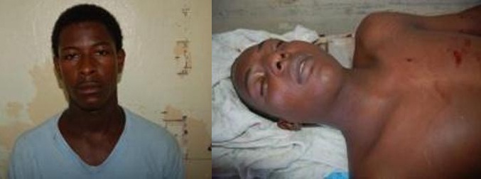 En la foto aparecen Yendry Alfonso Ramírez (victimario) y Moisés Puello (victima)