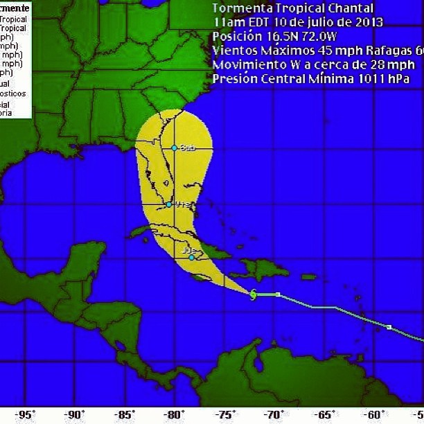 Tormenta Chantal