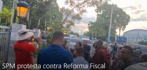 SPM protesta contra reforma fiscal